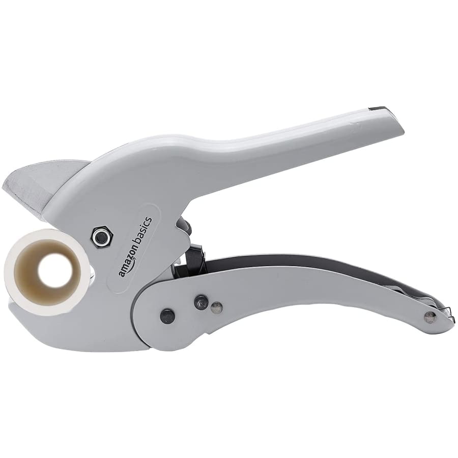 Amazon Basics Ratcheting Plastic Pipe Cutter for $11