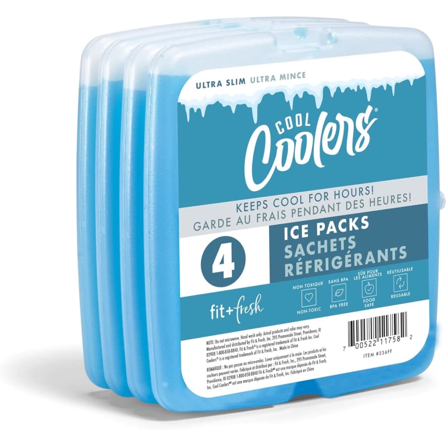 Cool Coolers Slim Ice Pack 4-Pack for $6 Cool Coolers Slim Ice Pack 4-Pack for $6