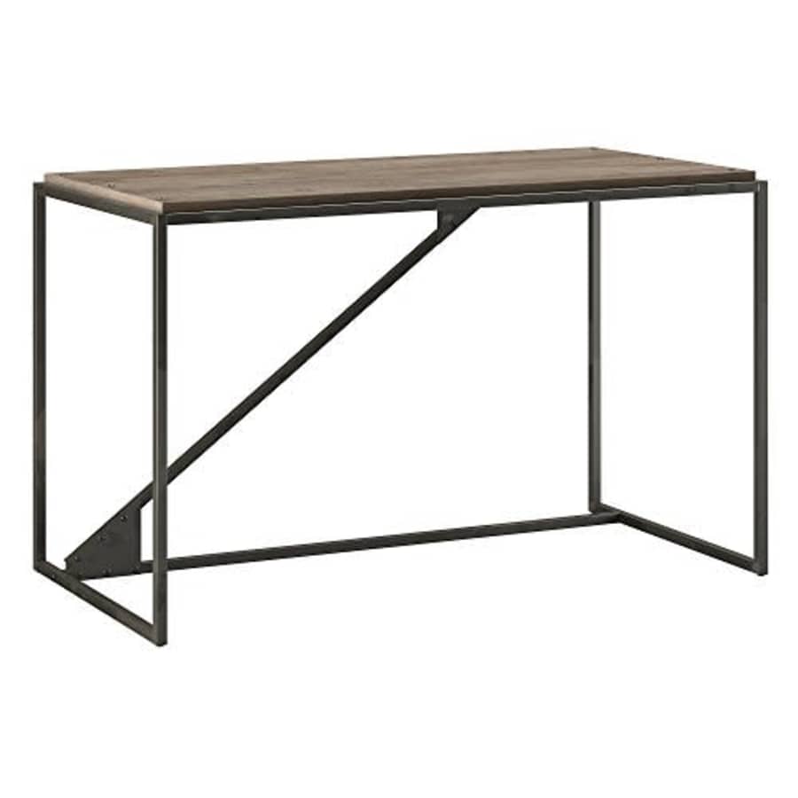 Bush Furniture Refinery Home Office, 50"W Industrial Desk, Rustic Gray for $85 Bush Furniture Refinery Home Office, 50"W Industrial Desk, Rustic Gray for $85