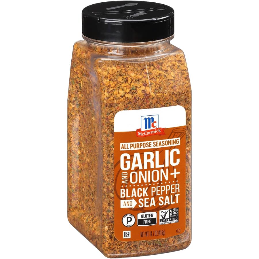 McCormick Garlic, Onion, Black Pepper & Sea Salt Seasoning 14.7-oz Container for $8.53 w/ Sub & Save