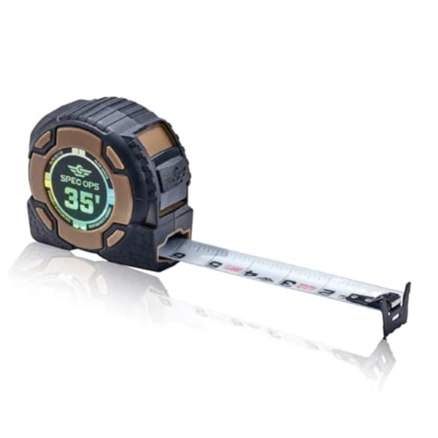 Spec Ops Tools 35-Foot Elite Series Magnetic Tape Measure, 1 1/4" Double-Sided Blade, 12 Feet of for $33 Spec Ops Tools 35-Foot Elite Series Magnetic Tape Measure, 1 1/4" Double-Sided Blade, 12 Feet of for $33
