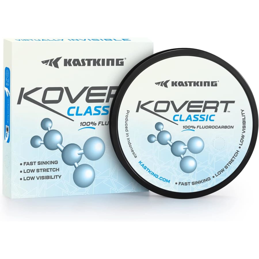 KastKing Kovert Classic 100% Fluorocarbon Fishing Line 250-Yard Spool for $4