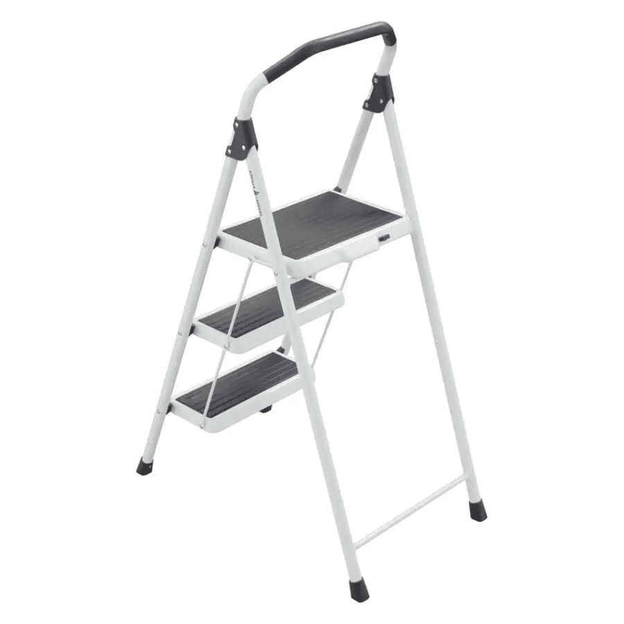 Gorilla Ladders 3-Step Steel Lightweight 4-Foot Step Stool Ladder for $43