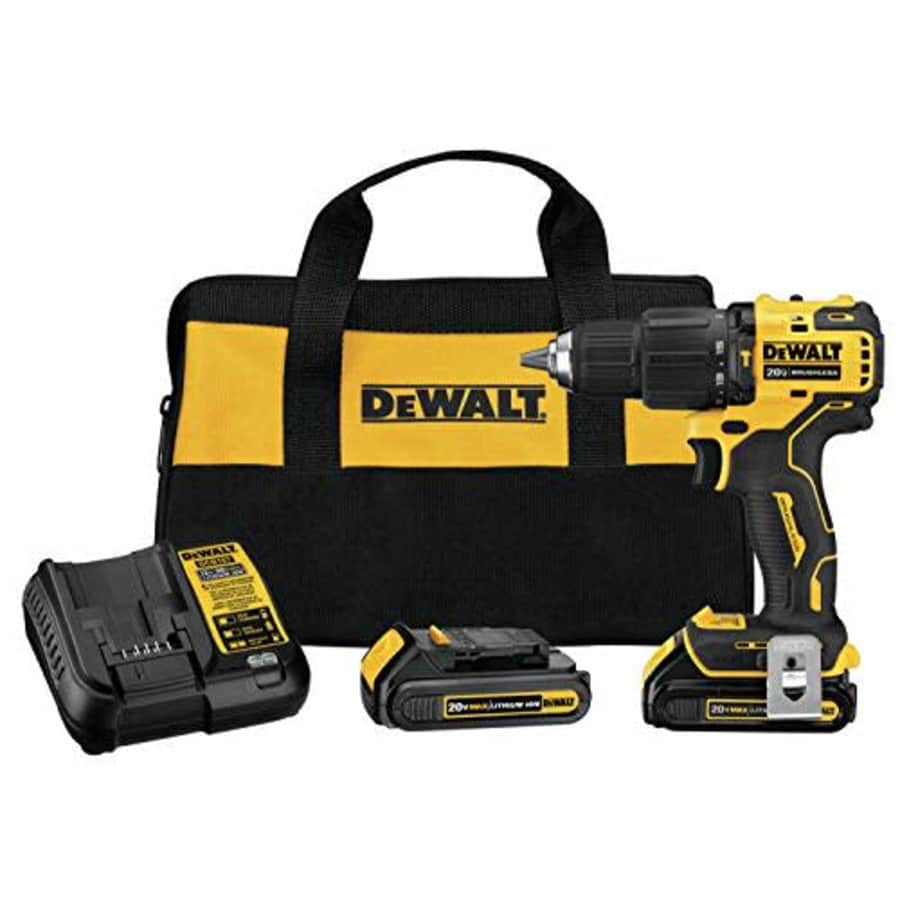 DEWALT ATOMIC 20V MAX* Hammer Drill, Cordless, Compact, 1/2-Inch, 2 Batteries (DCD709C2) for $150 DEWALT ATOMIC 20V MAX* Hammer Drill, Cordless, Compact, 1/2-Inch, 2 Batteries (DCD709C2) for $150