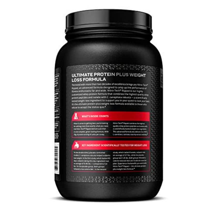 Protein Powder for Weight Loss | MuscleTech Nitro-Tech Ripped | Whey Protein Powder + Weight Loss for $35 Protein Powder for Weight Loss | MuscleTech Nitro-Tech Ripped | Whey Protein Powder + Weight Loss for $35