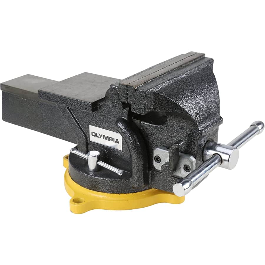 Olympia Tools 6" One-Hand Operation Quick Release Bench Vise for $130