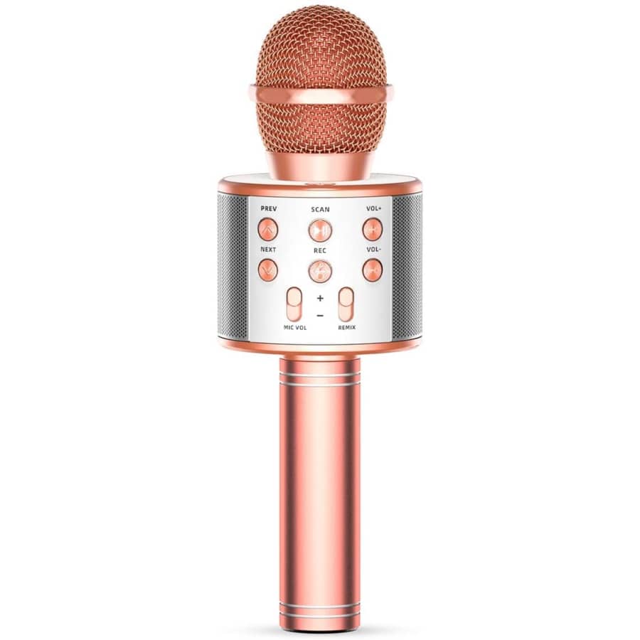 TronicMaster Wireless Bluetooth Karaoke Microphone for $12