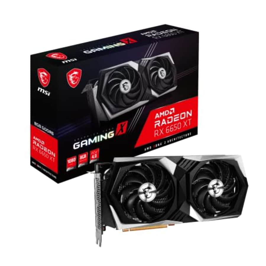 MSI Gaming Radeon RX 6650 XT 128-bit 12GB GDDR6 DP/HDMI Dual Torx 4.0 Fans FreeSync DirectX 12 VR for $380