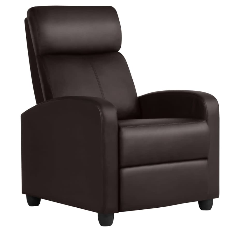 Alden Design Theater Recliner Chair w/ Footrest for $108 Alden Design Theater Recliner Chair w/ Footrest for $108