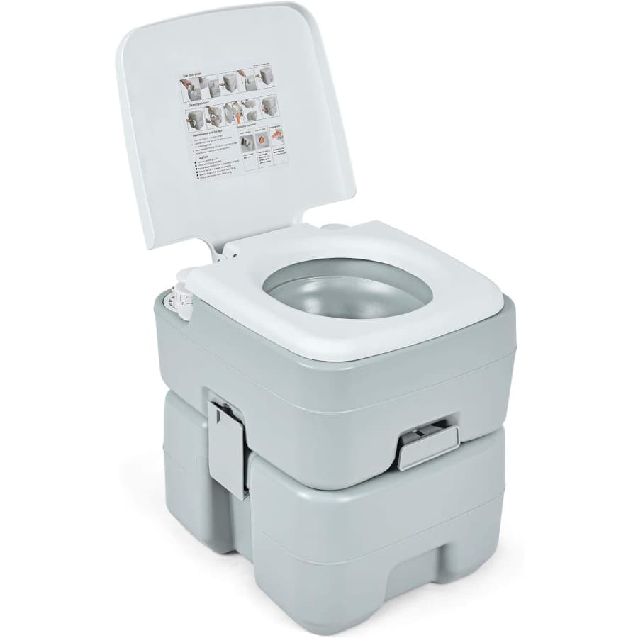 Giantex 5.3-Gallon Portable Toilet for $70 Giantex 5.3-Gallon Portable Toilet for $70