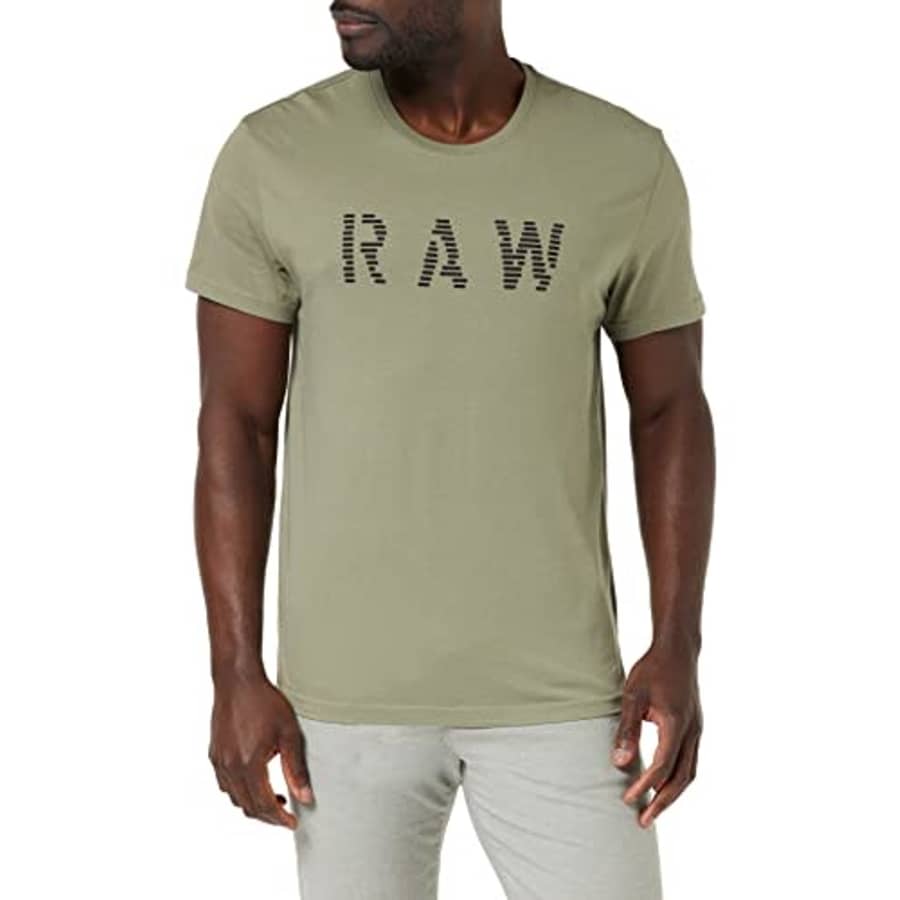 G-Star Raw Men's Holorn Graphic Crew Neck Short Sleeve T-Shirt, Stencil Shamrock for $48 G-Star Raw Men's Holorn Graphic Crew Neck Short Sleeve T-Shirt, Stencil Shamrock for $48