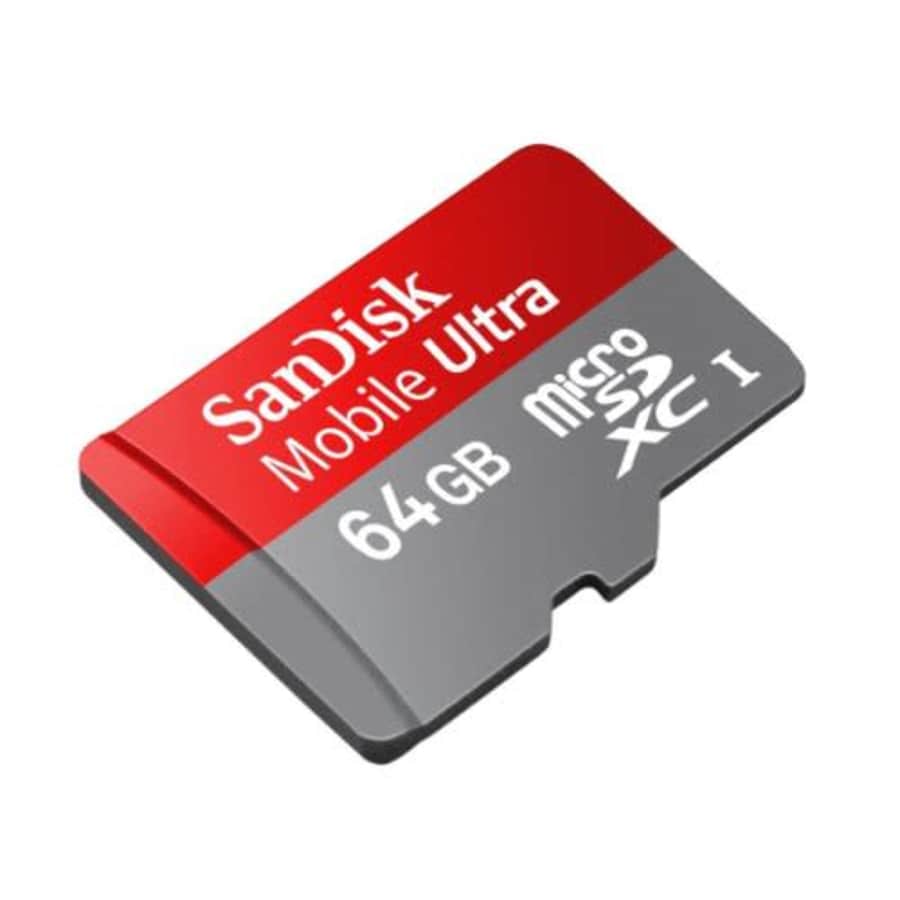 Sandisk Ultra microSDXC UHS-I Card for Camera (SDSDQUI-064G-A11) for $20 Sandisk Ultra microSDXC UHS-I Card for Camera (SDSDQUI-064G-A11) for $20