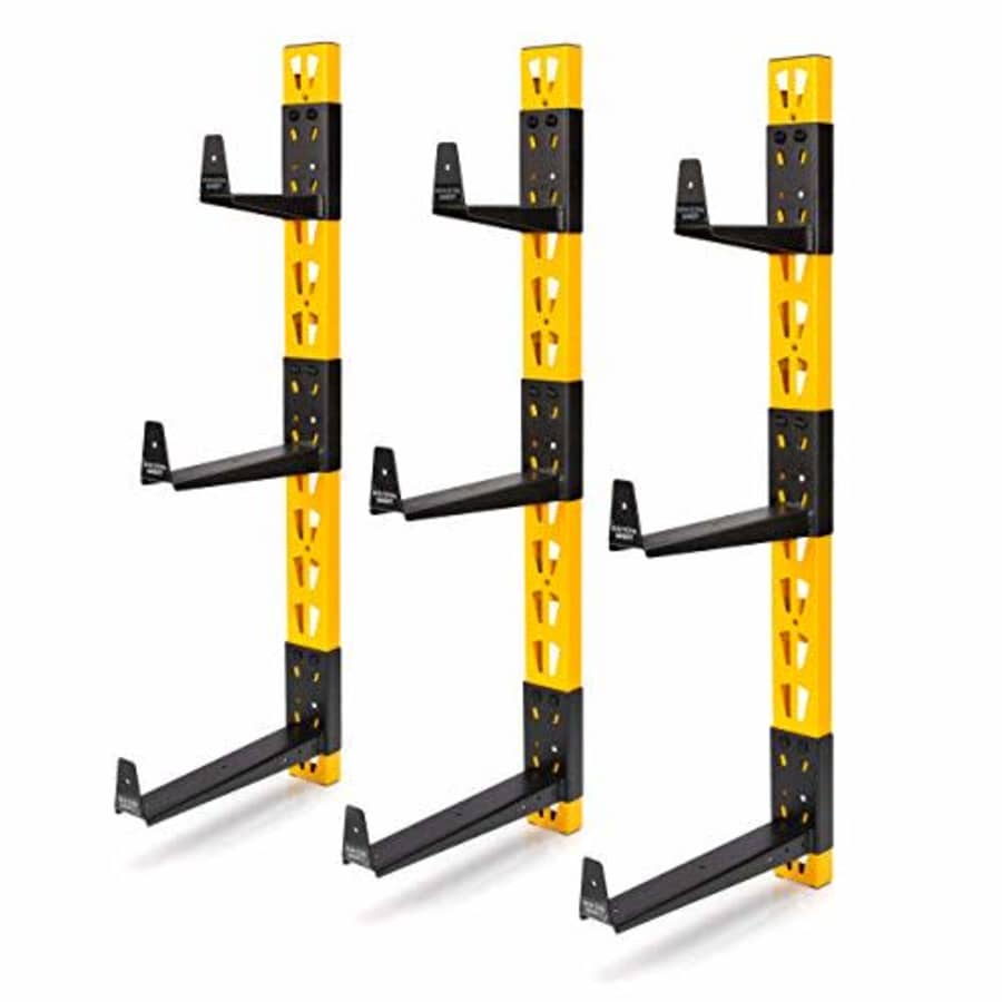 Dewalt 3-Piece Wall Mount Cantilever Rack for Workshop Shelving/Storage, Multi-Depth Storage, for $137 Dewalt 3-Piece Wall Mount Cantilever Rack for Workshop Shelving/Storage, Multi-Depth Storage, for $137