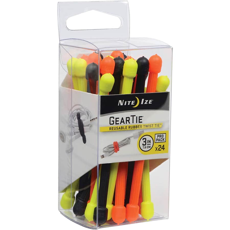Nite Ize Rubber Twist Tie 24-Count ProPack for $19 Nite Ize Rubber Twist Tie 24-Count ProPack for $19