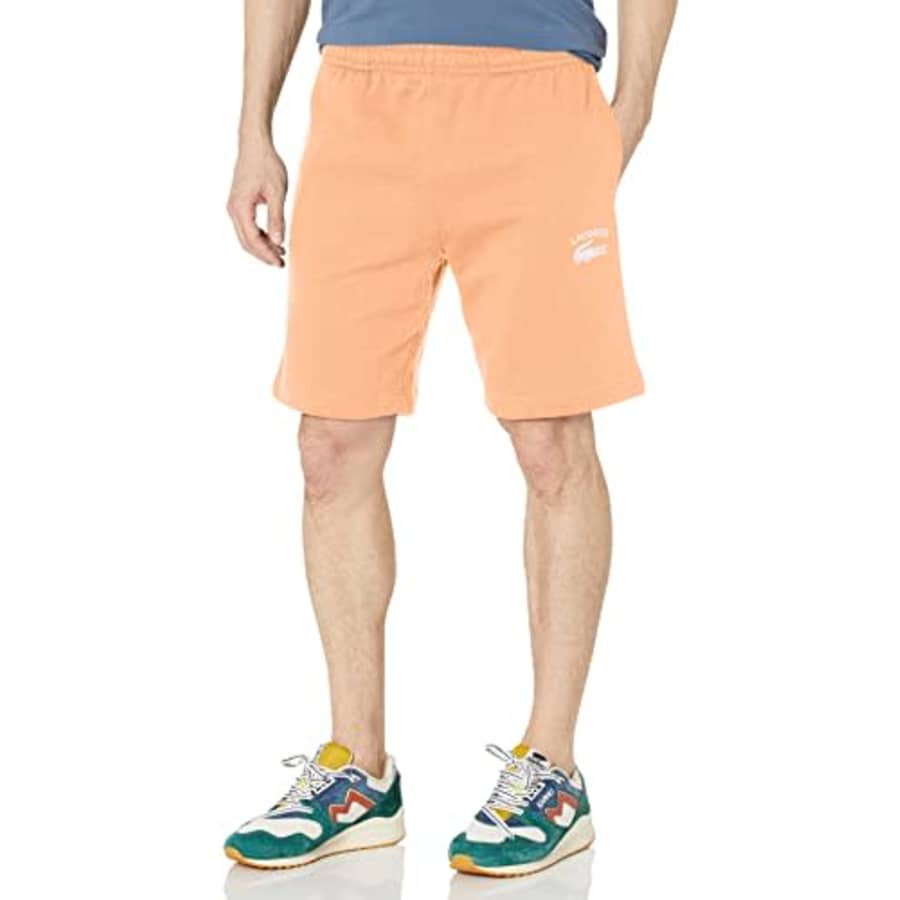 Lacoste Men's Regular Fit Classic French Terry Shorts, Ledge, Small for $33