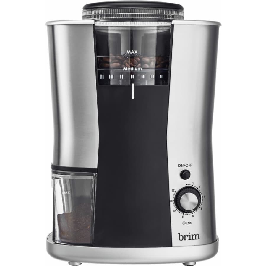 brim Conical Burr Coffee Grinder for $36 brim Conical Burr Coffee Grinder for $36