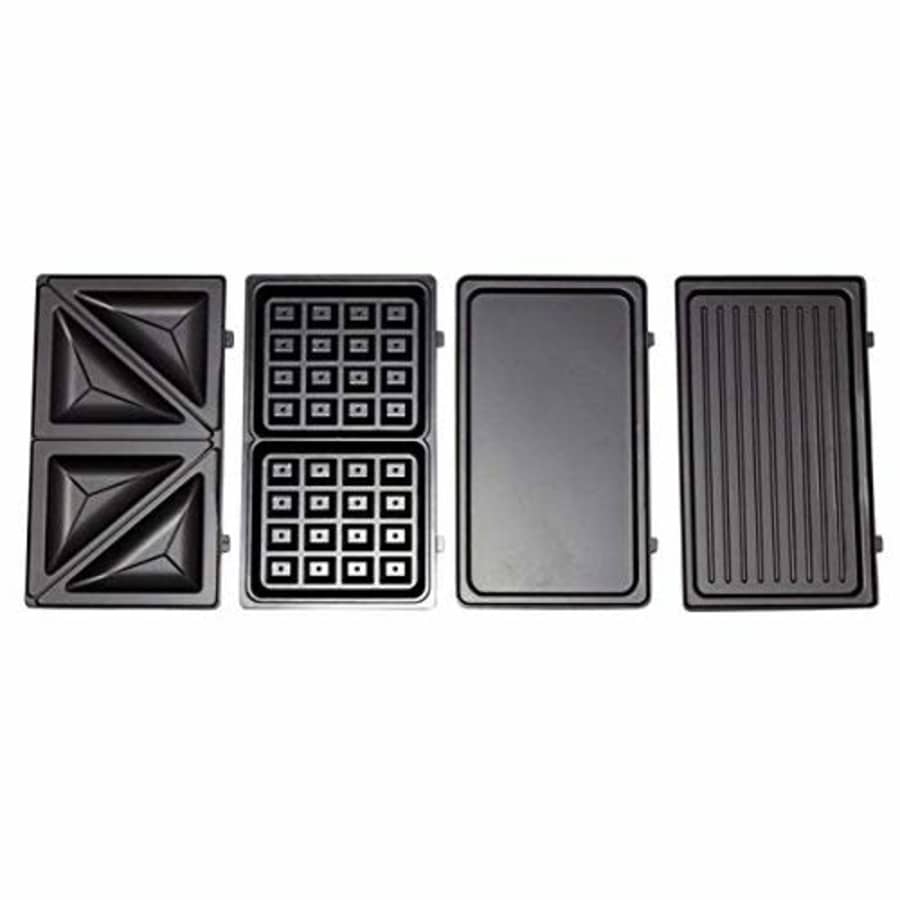 Koolatron Total Chef 4-in-1 Interchangeable Cooking Surfaces, Countertop Grill Plus Open Griddle, Sandwich for $78