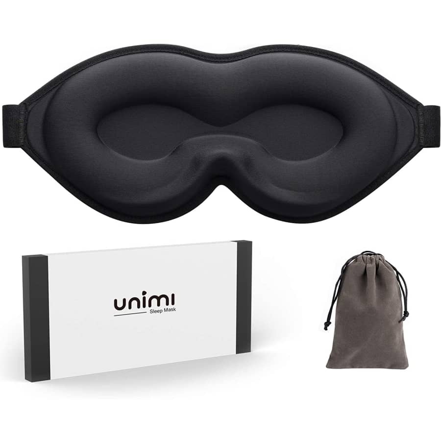 Unimi Adjustable Sleep Mask for $8
