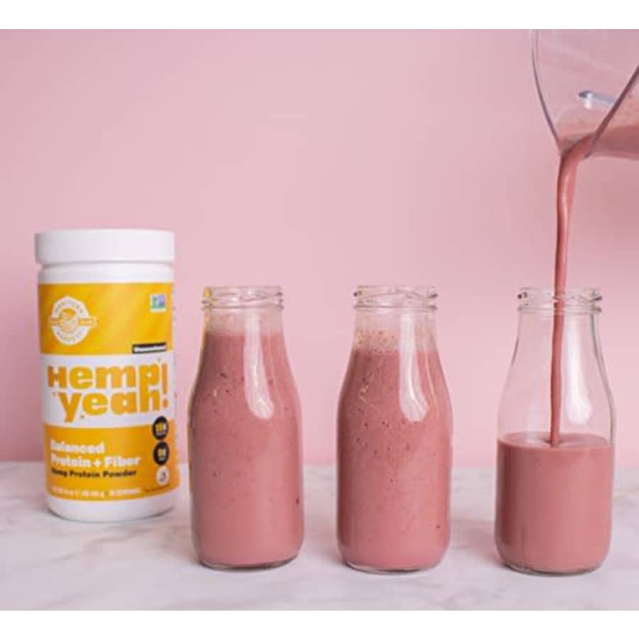 Manitoba Harvest Hemp Yeah! Balanced Protein + Fiber Powder, Unsweetened, 16oz, with 15g protein, for $13