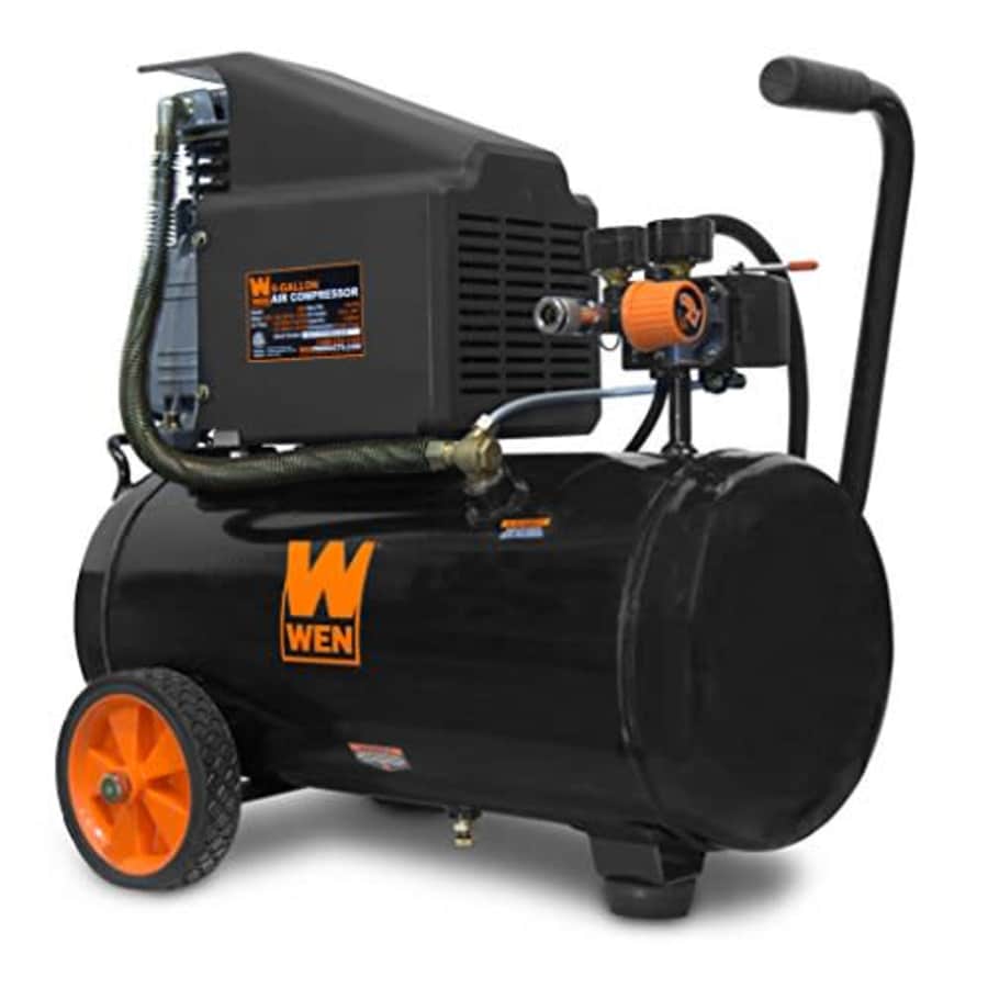 WEN 2287 6-Gallon Oil-Lubricated Portable Horizontal Air Compressor for $118