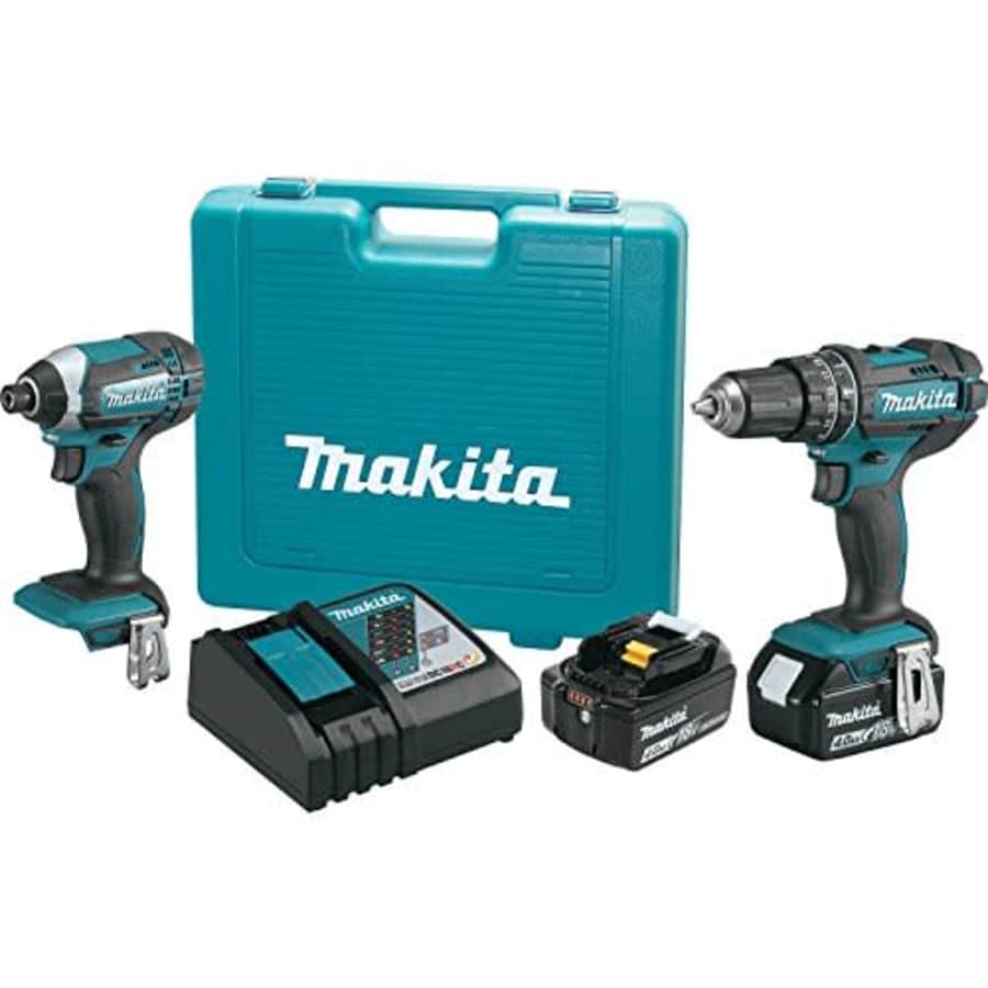 Makita XT261M 2 Piece 18V Lithium-Ion 4.0 Ah Cordless Combo Kit for $306