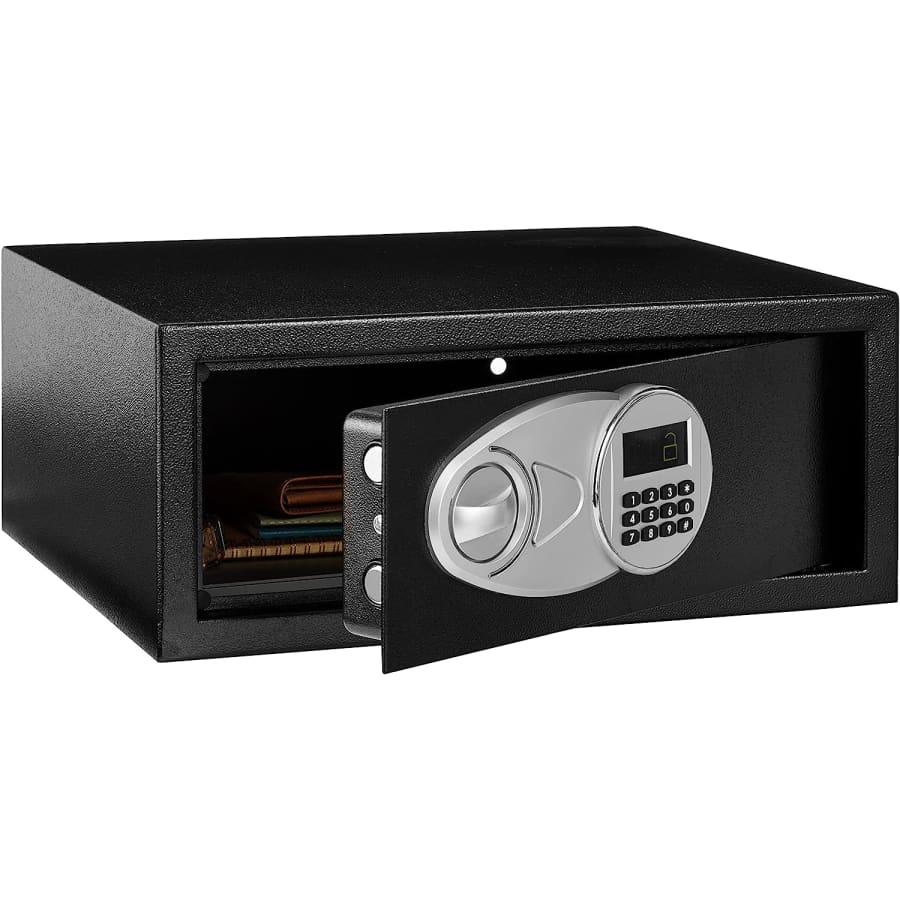 Amazon Basics Steel Security Safe for $75