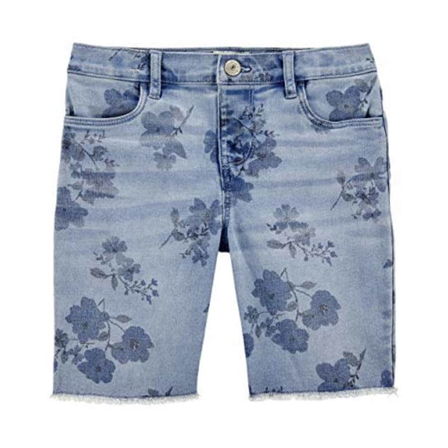 OshKosh B'Gosh Osh Kosh Girls' Cut Off Shorts, Floral, 4 for $17