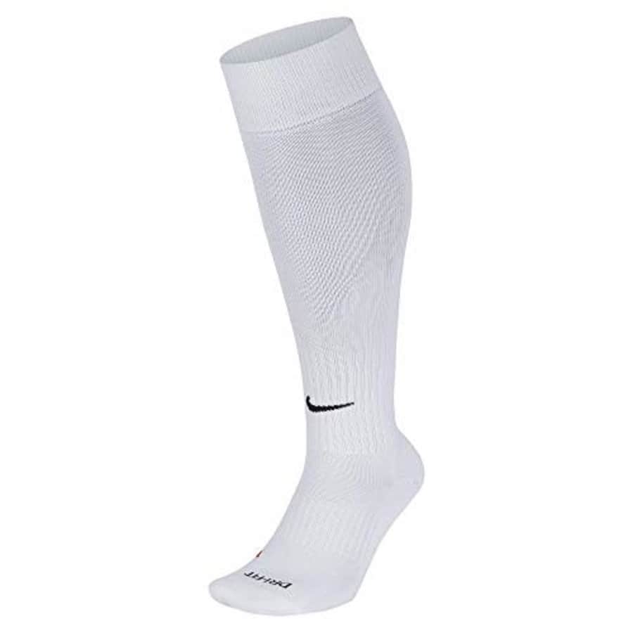 Nike Academy Over-The-Calf Soccer Socks, White/Black, X-Large for $12 Nike Academy Over-The-Calf Soccer Socks, White/Black, X-Large for $12