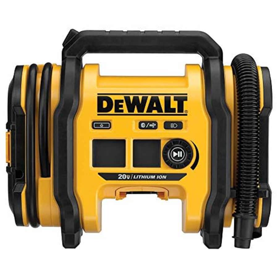 DeWalt 20V Max Cordless Tire Inflator (No Battery): $109