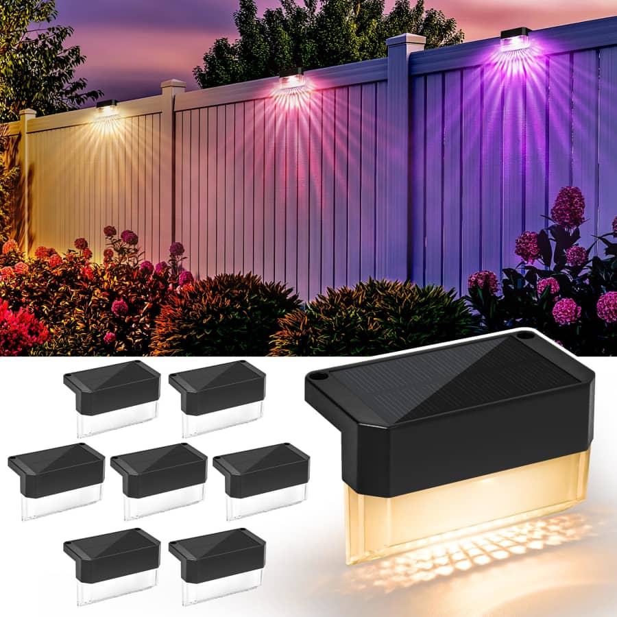 Solpex Solar Fence Light 8-Pack for $13 Solpex Solar Fence Light 8-Pack for $13