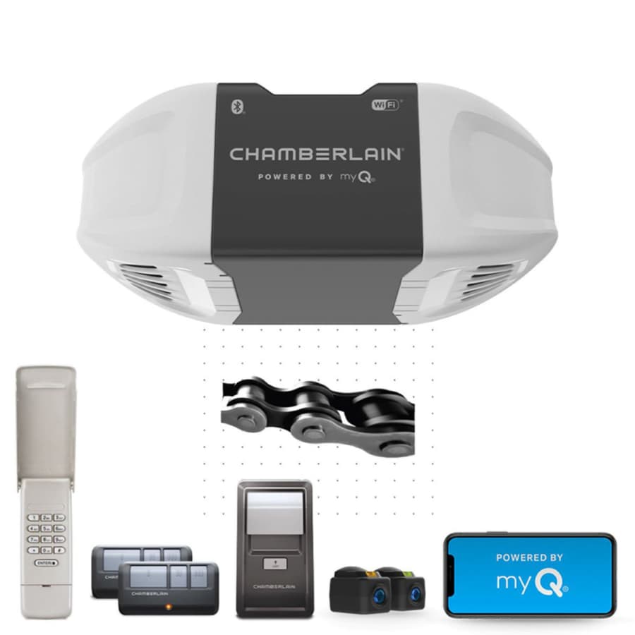 Chamberlain 1/2-HP Chain Drive Smart Garage Door Opener for $210 Chamberlain 1/2-HP Chain Drive Smart Garage Door Opener for $210
