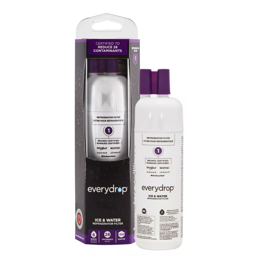 everydrop by Whirlpool Ice and Water Refrigerator Filter: 2 for $50 everydrop by Whirlpool Ice and Water Refrigerator Filter: 2 for $50