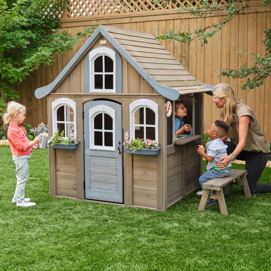 KidKraft Forestview II Wooden Playhouse for $199