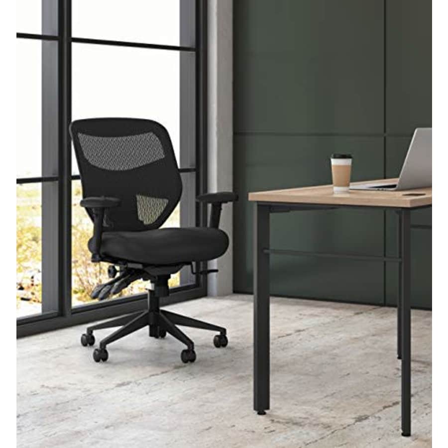 HON Prominent High Back Task Mesh Computer Chair with Arms for Office Desk, Black (HVL532), for $321 HON Prominent High Back Task Mesh Computer Chair with Arms for Office Desk, Black (HVL532), for $321