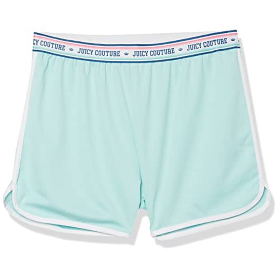 Juicy Couture Girls' Pull-On Shorts, Blue Tint/Mesh, 7 for $18 Juicy Couture Girls' Pull-On Shorts, Blue Tint/Mesh, 7 for $18