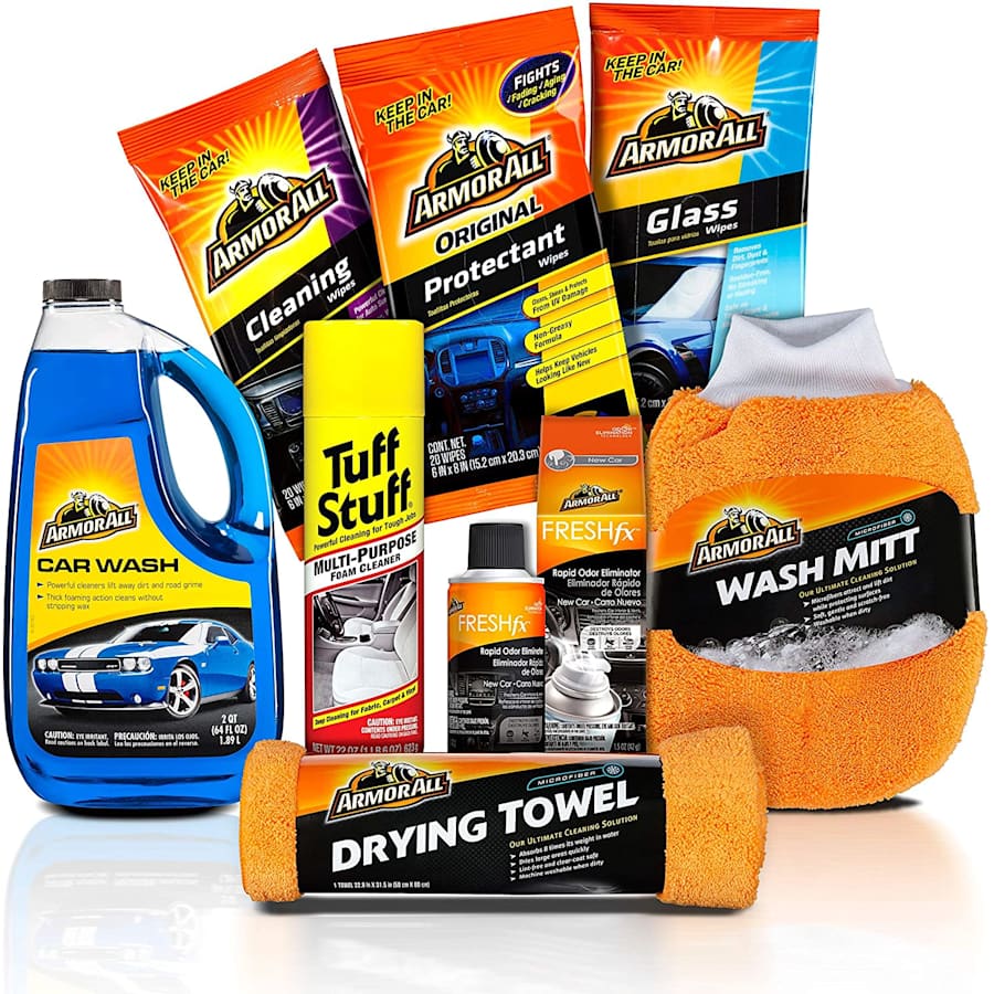 Armor All 8-Piece Car Wash and Cleaner Kit for $30
