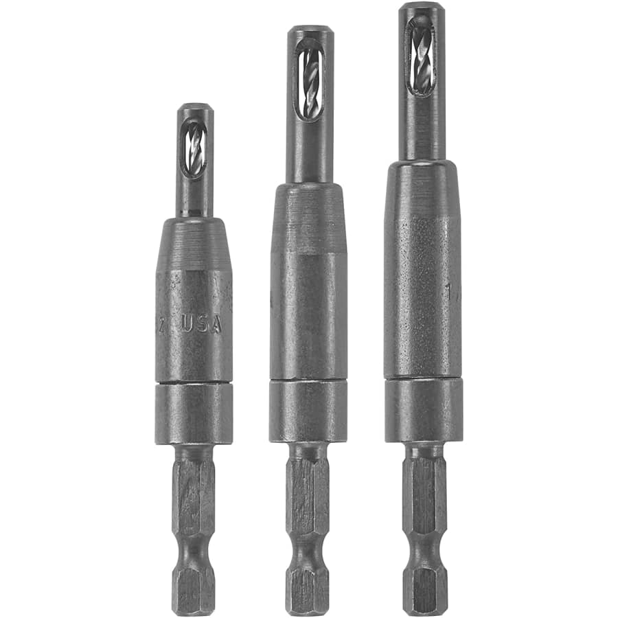 Bosch Clic-Change 1/4" Self-Centering Drill Bits 3-Piece Set: $17