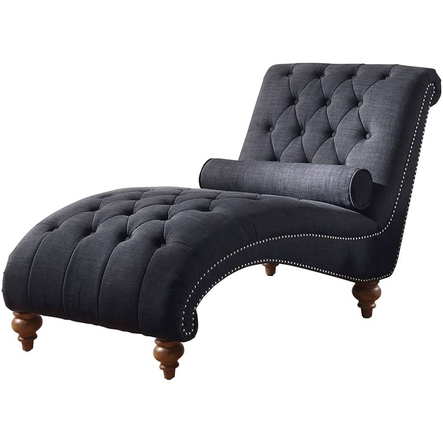 Rosevera Teofila Tufted Chaise Lounge Chair for $319 Rosevera Teofila Tufted Chaise Lounge Chair for $319