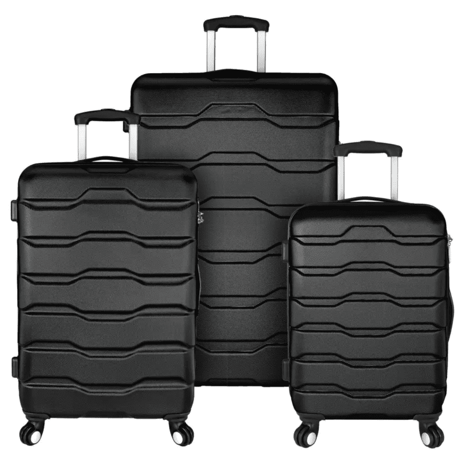 Elite Luggage Omni 3-Piece Hardside Spinner Luggage Set for $120