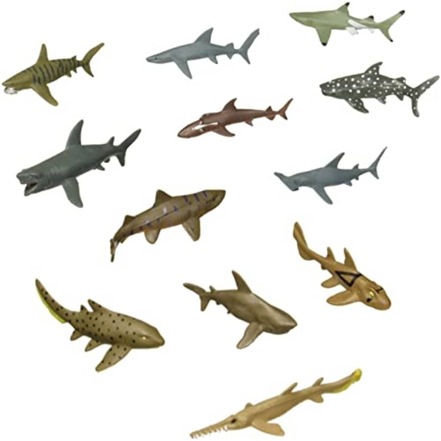 Wild Republic Shark Toys, Nature Tube, Aquatic Animal, Shark Party Supplies, Ocean Toys, Kid Gifts, for $34