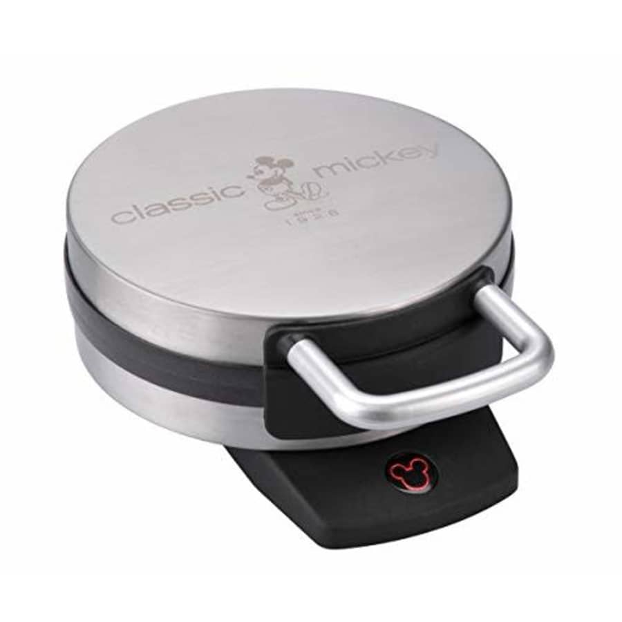 Disney DCM-1 Classic Mickey Waffle Maker, Brushed Stainless Steel,Silver,7 inch waffle for $40 Disney DCM-1 Classic Mickey Waffle Maker, Brushed Stainless Steel,Silver,7 inch waffle for $40