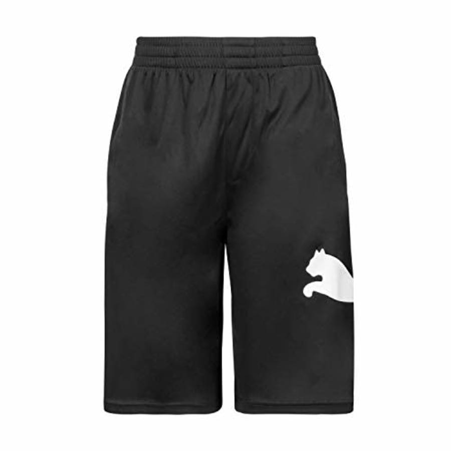 PUMA Boys' Core Essential Athletic Shorts, Black/White, 5 for $18 PUMA Boys' Core Essential Athletic Shorts, Black/White, 5 for $18