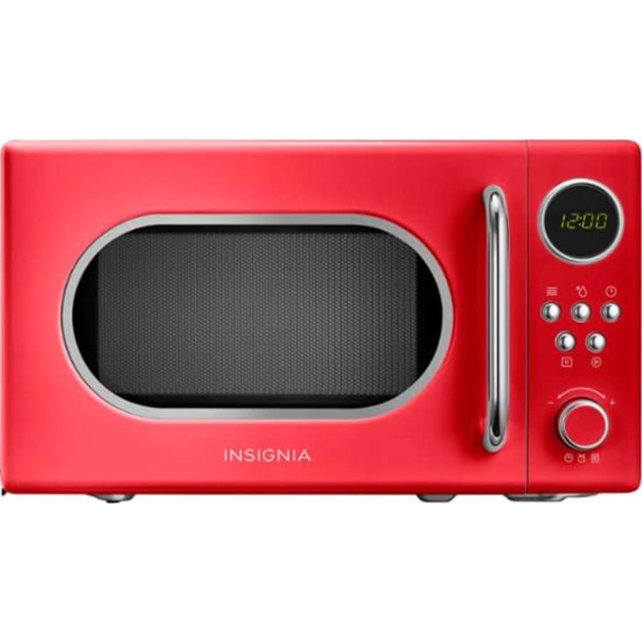 Insignia 0.7-Cu. Ft. Retro Compact Microwave: $28 Insignia 0.7-Cu. Ft. Retro Compact Microwave: $28