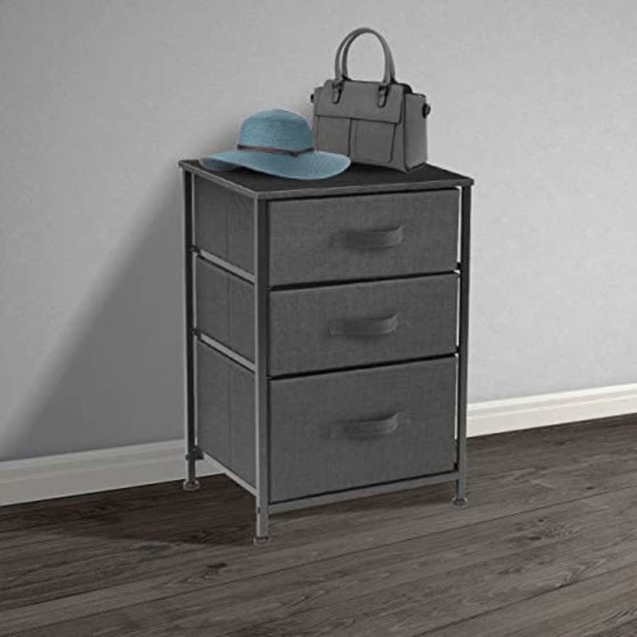 Sorbus Nightstand with 3 Drawers - Bedside Furniture & Accent End Table Chest for Home, Bedroom for $52 Sorbus Nightstand with 3 Drawers - Bedside Furniture & Accent End Table Chest for Home, Bedroom for $52