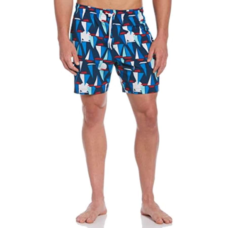 Cubavera Men's T/E 7" Sail Away Swim Short, Insignia Blue, XX Large for $25