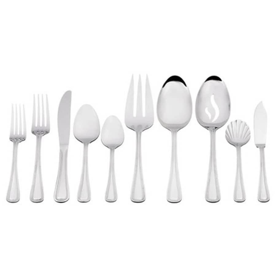 Mainstays Mallory 45-Piece Stainless Steel Flatware Set for $17
