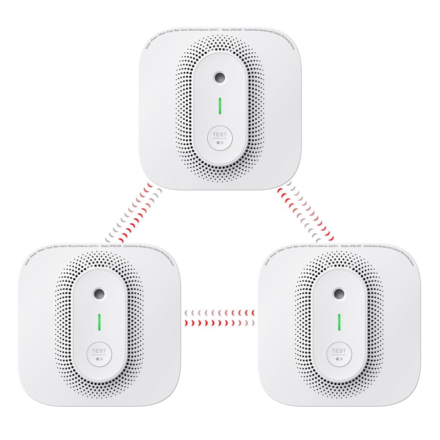 X-Sense Smoke & Carbon Monoxide Detector 3-Pack for $126
