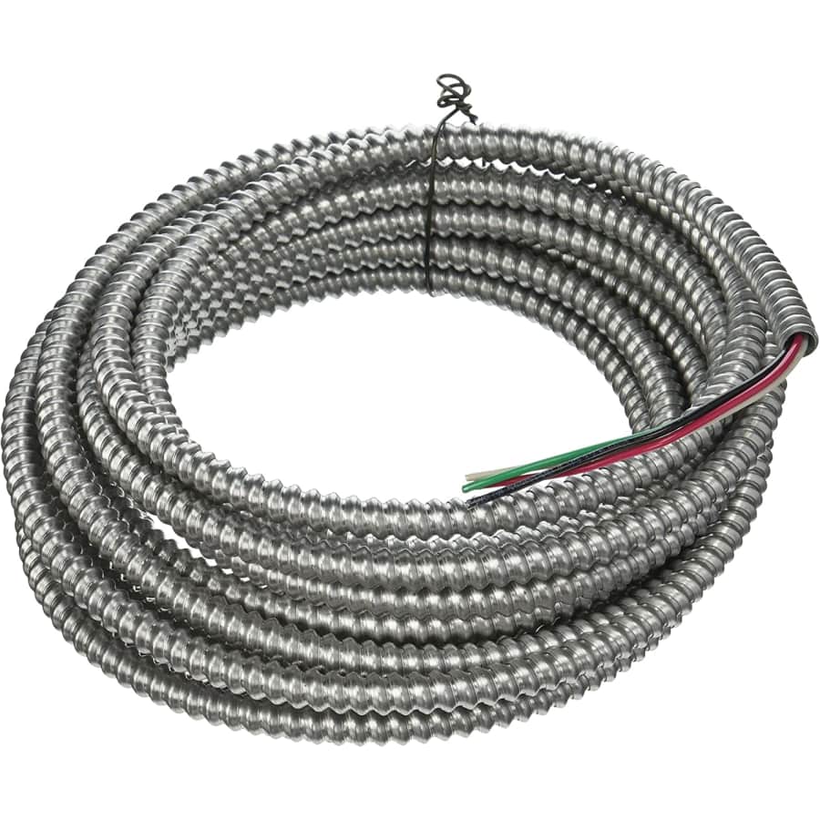 Woods 25 ft. 14-3 Solid CU Armorlite Metal-Clad Cable for $35