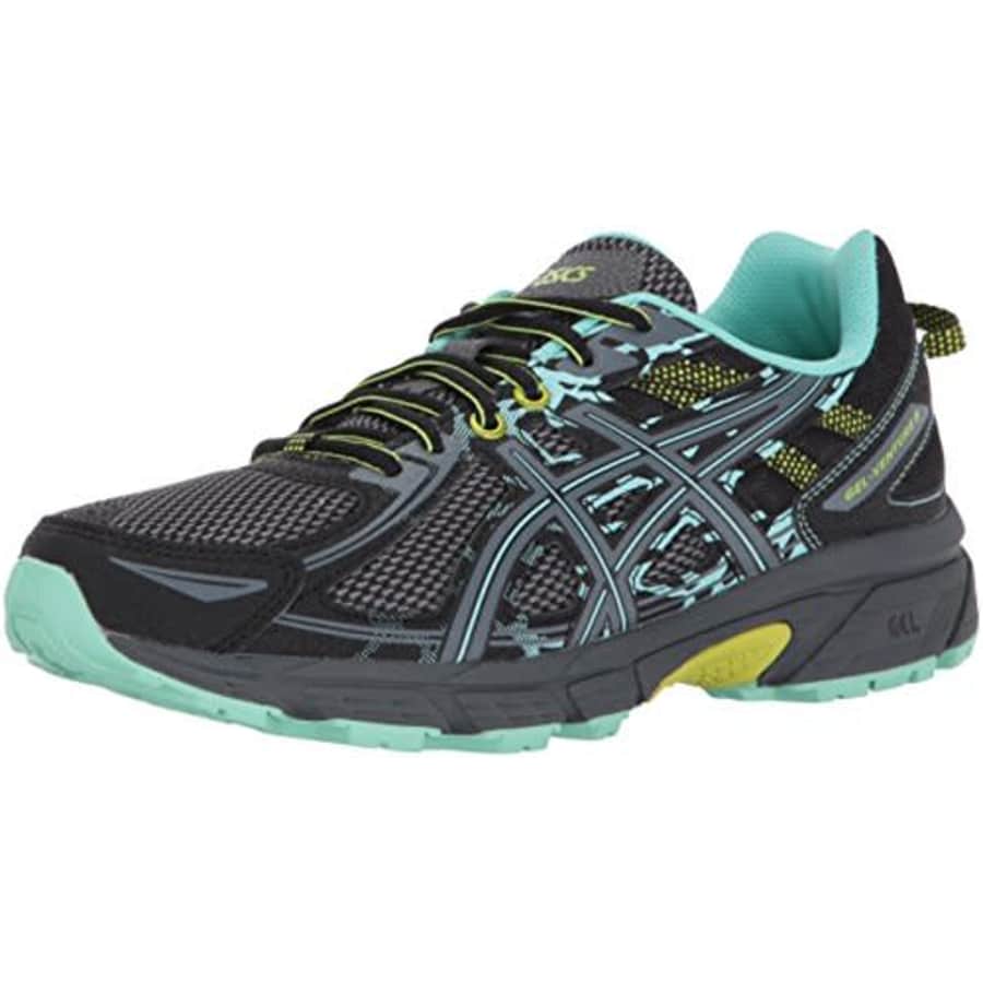 ASICS Women's Gel-Venture 6 Running-Shoes,Black/Carbon/Neon Lime,7 Medium US for $60 ASICS Women's Gel-Venture 6 Running-Shoes,Black/Carbon/Neon Lime,7 Medium US for $60