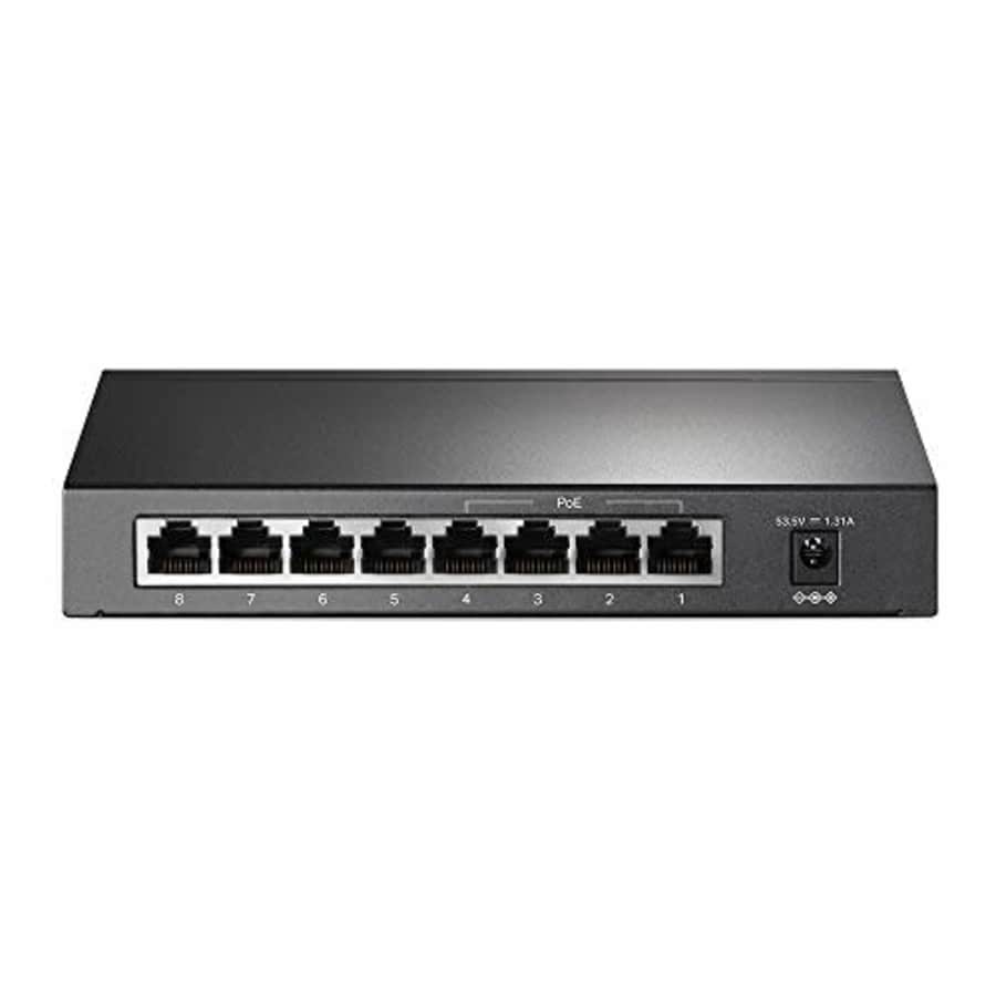 TP-Link 8 Port Gigabit PoE Switch | 4 PoE Ports @55W | Desktop | Plug & Play | Sturdy Metal w/ for $82
